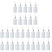 ULTECHNOVO 30 Pcs Dispensing Bottle Squeeze Needle Squeeze Bottle Needle Squeeze Needle Tip Applicator Bottle Precision Tip Applicator Bottle Glue Bottle Quilting Drawing Tool Metal Needle