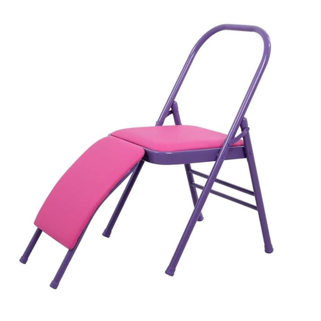 Sedia Yoga Pilates,Sedia Ausiliaria Professionale Iyengar,Sedia Pieghevole Yoga Spessa Indurita,Solido Antiscivolo,Stabile E Durevole,Sedia Senza Schienale Pieghevole E Portatile
