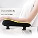 NEONMAN Office Chair Arm Rest Cover Pillow, Non-Slip Fatigue-Relieving Memory Foam Soft and Skin-Friendly Practical and Durable Easy to Clean， Suitable for All Chairs(Gray)