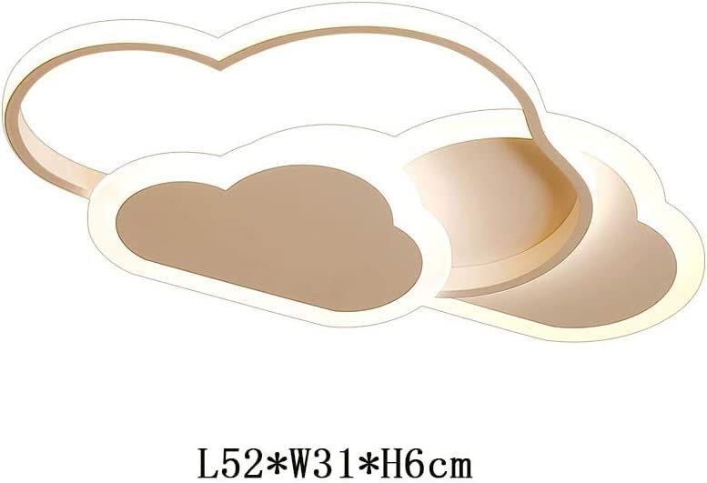 Plafonnier LED avec télécommande intensité variable lampe dessin animé L52cm