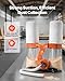 VEVOR Dust Collector, 1550 CFM 2.5 Micron Vortex Cone Dust Collectors, 3.0HP Sawdust Collection System with Two 35-Gallon Dusts Collector Bags & Two 42-Gallon Filter Bags, 3400 RPM, Non-Woven Fabric