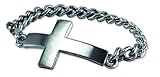 Cathedral Art (Abbey & CA Gift Men's Cross Bracelet, 7-1/2-Inch