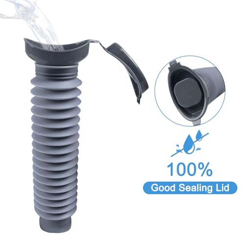 Pee Bottles for Men, Portable Urinal for Men, Collapsible Urine Bottle 750ML, Car Urinals for Men and Women, Emergency Urinal Shrinkable Pocket Toilet for Travel, Camping, Traffic Jam, Road Trips by Leetye Mei - Image 8