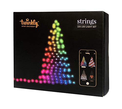 Preisvergleich Produktbild Twinkly 2017 - Starter 225 LEDs, Weihnachtsbaumleuchten, steuerbar via Smartphone.
