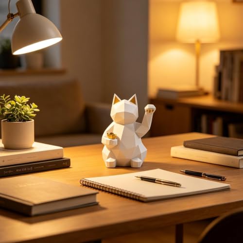 Chat agitant Luck Cat pour harmoniser votre espace de travail