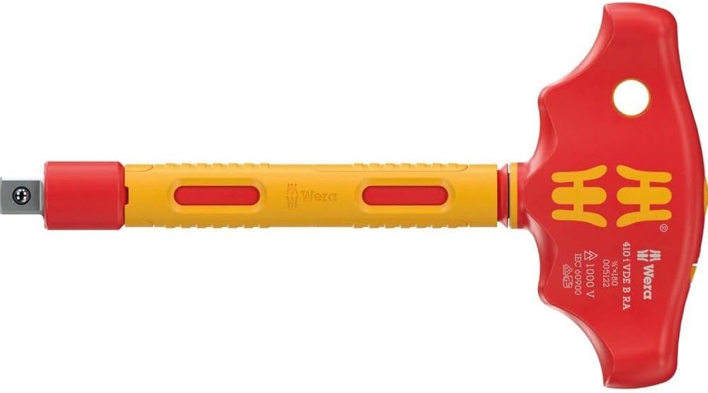 410 VDE B RA T-HNDL RATCHET SCRWDVR BLD FOR 3/8" VDE SCKT