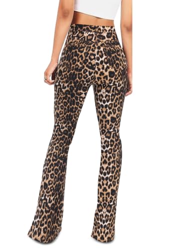 Image of Flare Jeans for Women Women's Bootcut Bell Bottom Jeans High Waisted Stretch Slimming Pants