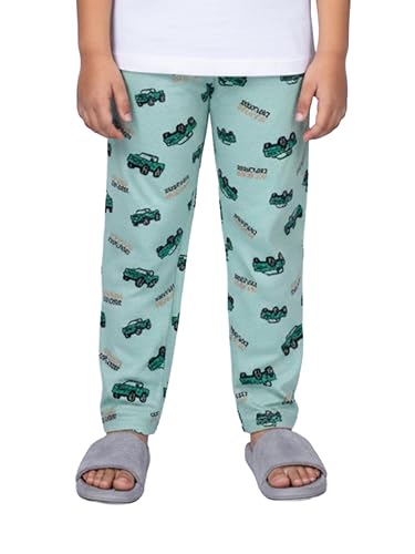 Image of KiddoPanti Boys Printed Pyjama | 100% Cotton Single Jersey Fabric | All Over Printed Design | Relax Fit & Ankle Length | Pyjama Pant