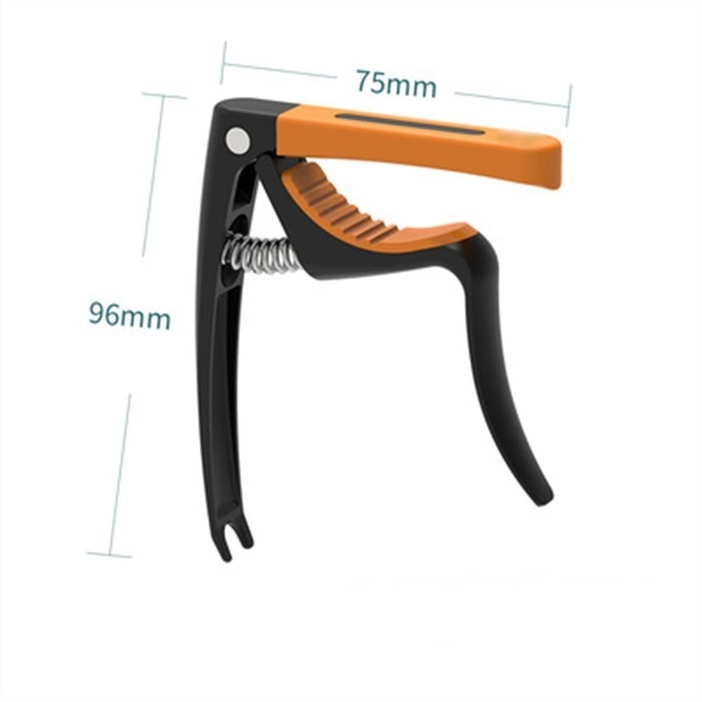 Accueil Capo de guitare Accueil Capo de guitare Capo solo à tête interchangeable en alliage de zinc Guitare folk Guitare classique Guitare électrique Capodastre universel avec fonction de clou à cord