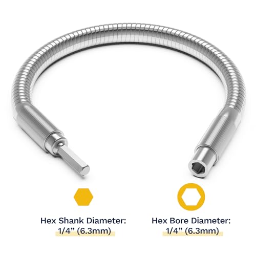 Foret flexible pour espaces restreints Tomorotec et adaptateur pour angle difficile - 6