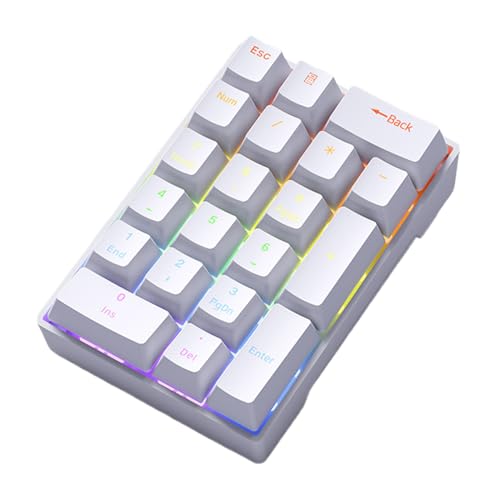 Teclado numérico con cable de construcción compacta y diseño enchufable mecánico
