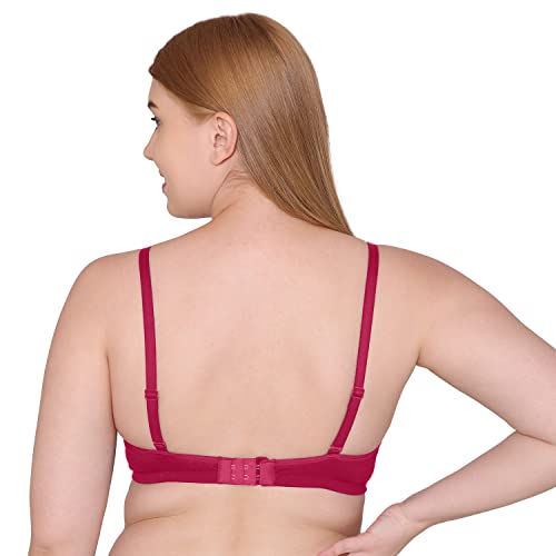 Image of Tweens - Non Padded Cotton Rich Bra - Concealer Side Shaper - Cotton Rich Fabric - Full Coverage, Multiway Straps, Wirefree, Seamless T-Shirt Bra