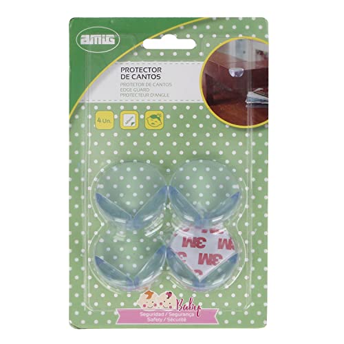 Image of Amig - Flexible Edge Protector | Furniture Edge Protection | Non-Toxic and Transparent | Suitable for Tables and Chairs, White, PVC