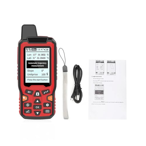 Handheld GPS for Surveying Handheld GPS Navigation Track Land Surface Monitor 2.4 Inch Display Land Survey With Incline Vehicle And Manual Fix Mode