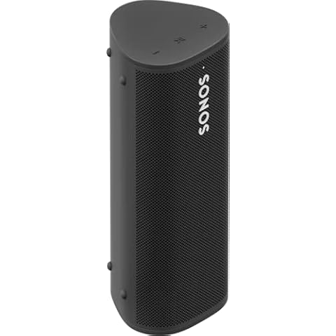 Sonos Roam SL Wifi & Bluetooth Speaker - Compact speaker, compatible with AirPlay2, for indoor and outdoor use, up to 10 hours of battery life, in black Cover