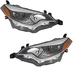 For Toyota Corolla Headlights Lamps Set 2014 2015 LED Driver and Passenger Side