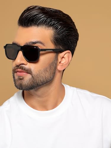 Image of Voyage UV Protection Hexagonal Sunglasses for Men & Women