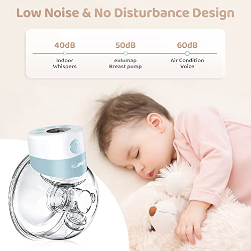 Breast Pump - Hands Free Breast Pump, Wearable Electric Breast Pump, Rechargeable Portable Breast Pump With 2 Modes & 9 Levels,Lcd Display Memory Function, 24Mm Flange #TOP1