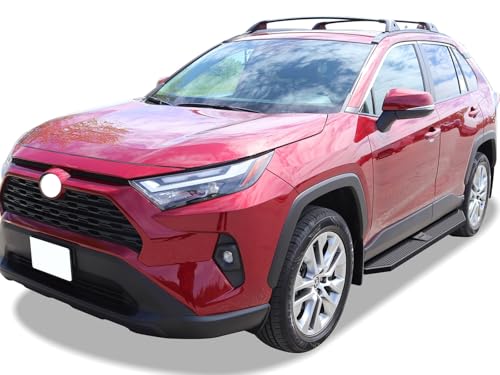 Estribos de Acero Inoxidable Negro para Toyota Rav4 2019-2025 miniatura 2