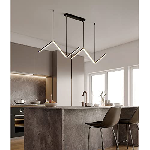 LED LED Light Affermazione Luci del soffitto Tavolo da Pranzo Lampada appendetta Dimmabile Controltro Cucina Isola Lampassone Regolabile per Soggiorno per Soggiorno