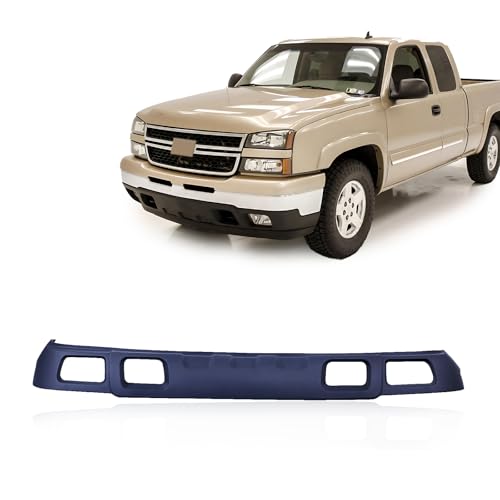 CarPartsDepot Front Lower Valance Bumper Deflector w/Tow Holes & w/Fog Lamp Holes Compatible With 2003-2007 Chevy Silverado Classic 1500 2500 3500/HD 15199824 GM1092173