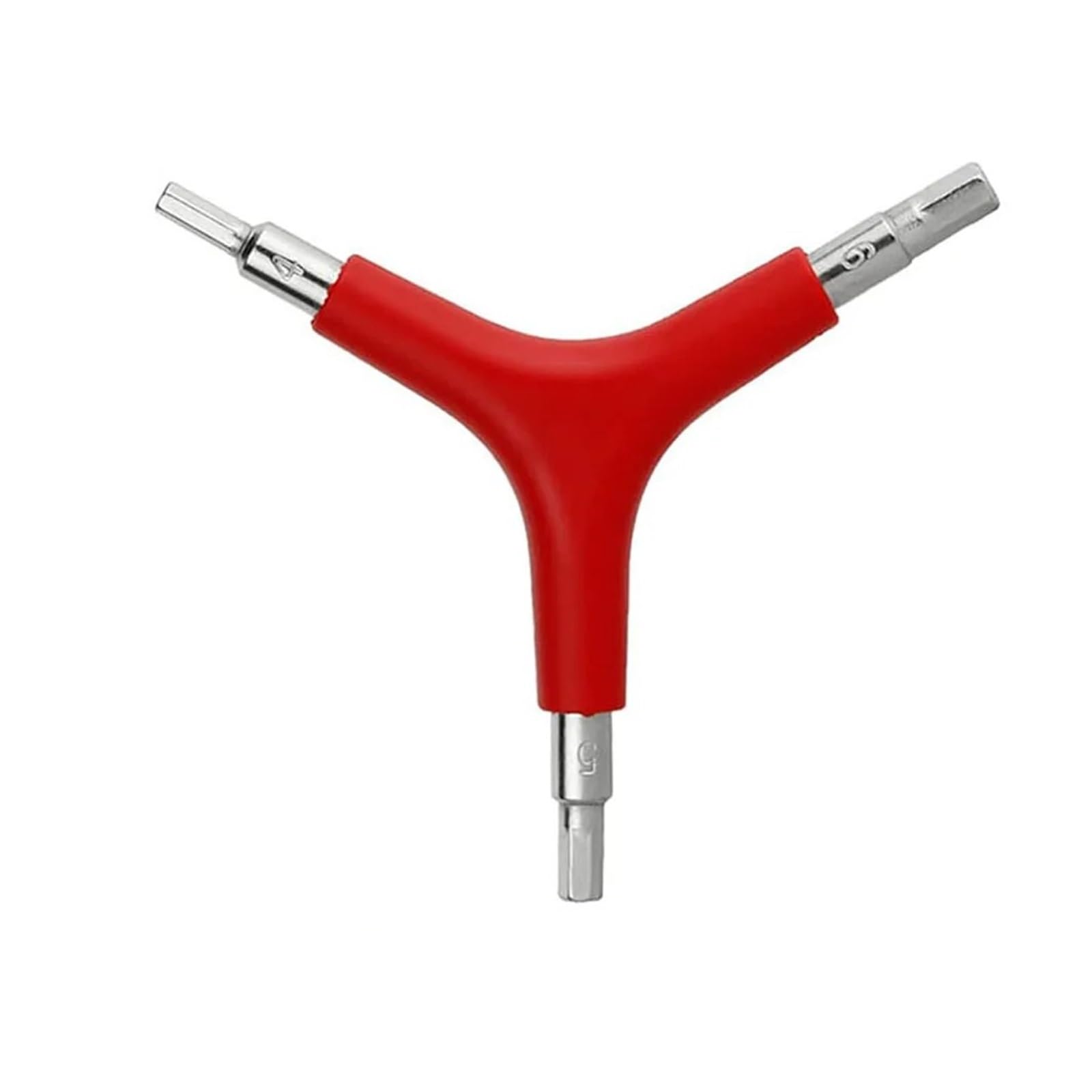 Emhsjsyvb Red Y Shaped 3 Way Hex Wrench Set With 4Mm 5Mm 6Mm Allen Keys(Red)