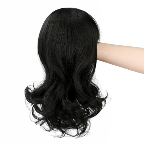 Perruque bouclée couverture complète de la tête pour masquer la perte de cheveux - 8