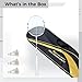 Carbon Fiber 4U Badminton Racket Set with 3 Shuttlecocks, Handle, Grip Tape & Carrying Case