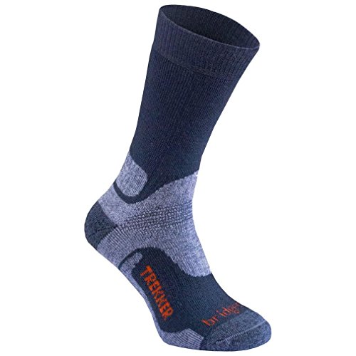 Bridgedale Men's Woolfusion Trekker Socks, Gunmetal, 12+