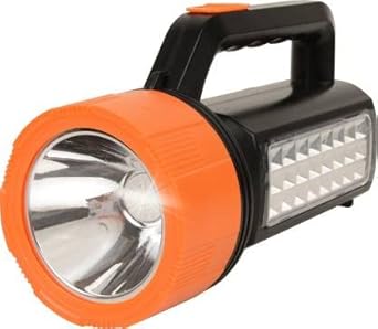 Care 4 L-2681 24SMD Flashlight Torch Rechargeable Long Battery Life with Three Modes Long Range Torch (Black : Rechargeable)