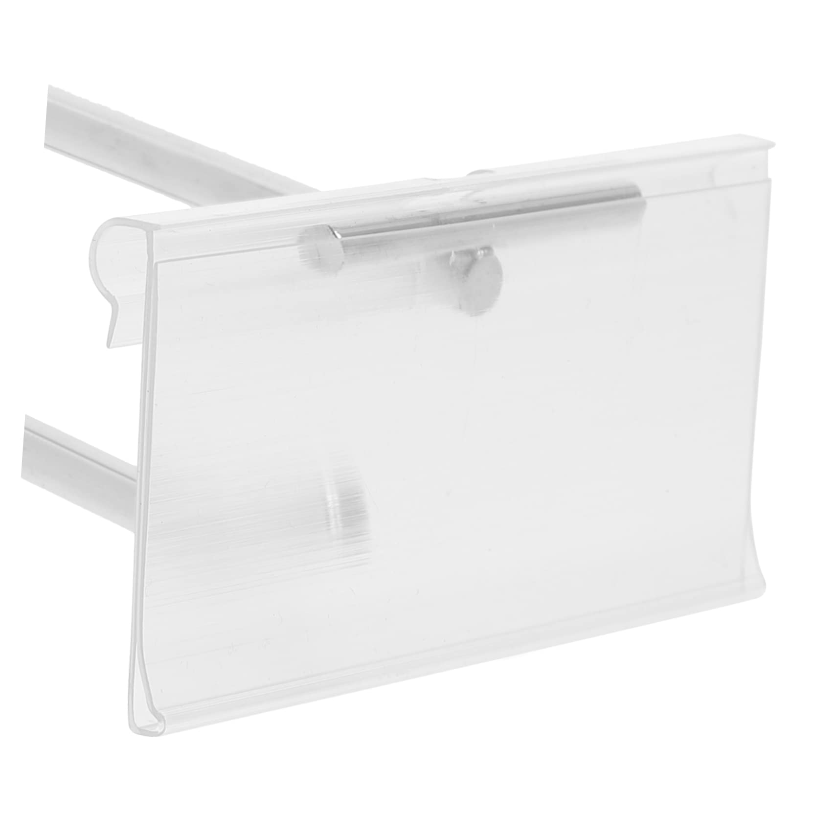 Alipis Lochwandhaken 6mm Tragstange mit Preisschild ein Stück Geformt 10 Stück aus Stahl Robust für Werkstatt und Einzelhandel