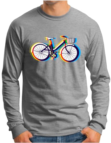 T-shirt de cyclisme rétro OM3 multicolore pour homme du S au 4XL