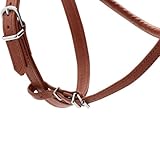 Hunter Hundegeschirr Round & Soft Canadian UP, Farbe: Cognac, weiches, geschmeidiges Leder, rundgenäht, fellschonend, nachhaltig, Made in Germany, Größe: XS-S
