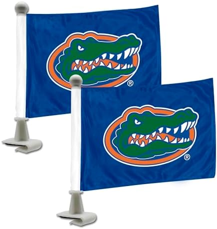 FANMATS 61901 Florida Gators Ambassador Car Flags - 2 Pack Mini Auto Flags, 4in X 6in, Perfect for Hood or Trunk image 3