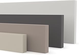 Sockelleiste nach Maß bis 2,5m - 19mm - Kaschmirgrau - Küchensockel - Blende - Fußleiste - Sockelblende