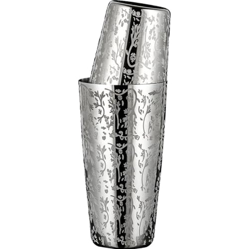 Coctelera profesional Boston de metal resistente para barras selectas 2