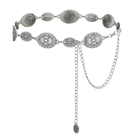 ZUMIE Metal Waist Chain Retro Fashion Body Belly Belt Gold Silver Belts Jewelry Accessories for Women Girls | Kamarbandh Kamar Chain Waist Belt for Dresses Jeans Saree ZUMIE Metal Waist Chain Retro Fashion Body Belly Belt Gold Silver Belts Jewelry Accessories for Women Girls | Kamarbandh Kamar Chain Waist Belt for Dresses Jeans Saree