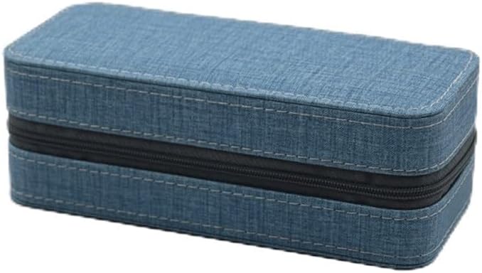 Zipper Glasses Storage Hard Box Eye Eyewear Rectangle Holder Accessories image 3