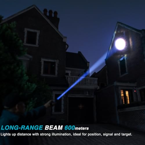 Lampe de poche rechargeable haute luminosité puissante et compacte pour les urgences