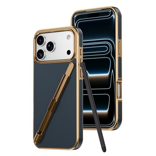 Etui galvanoplastie bleu iPhone 17 Pro Max coque anti-rayures protection caméra