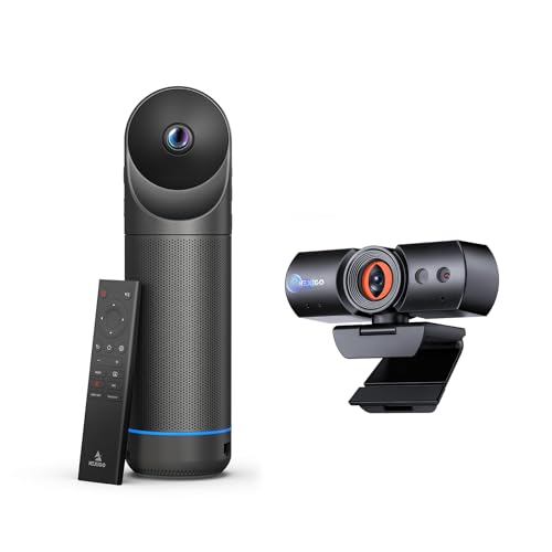 NexiGo Meeting 360 Ultra (Gen 3) Kits, Enhanced All-in-One Conference Camera System, HelloCam Pro with Windows Hello, 1080P 60FPS Autofocus, Automatic Electronic Shutter