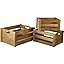 Large set 2 side wooden clauses