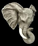 elefantenkopf holz Um die Farbe langfristig zu versiegeln wird vom Hersteller empfohlen, den Artikel mit Klarlack zu behandeln.