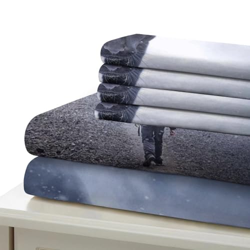 Ensemble de panther literie microfibre avec housse de couette léopard souple et taies