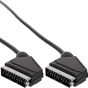 InLine 89972 Scart Anschlusskabel 2m