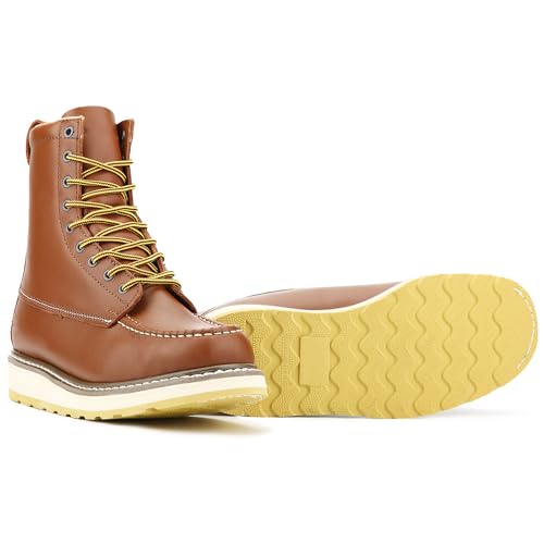 Image of SureTrack 6'' & 8'' Men's Soft Toe Wedge Work Boots, Slip Resistant, EH