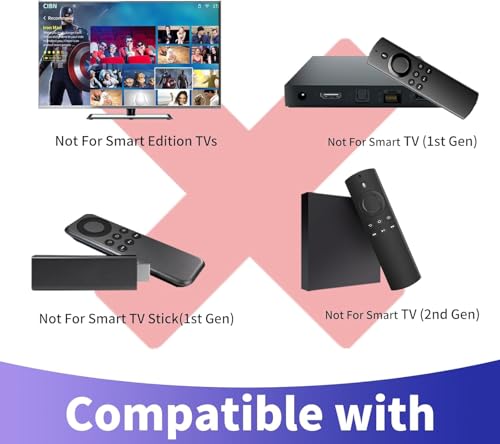 Image of L5B83G (FourthGen) Replacement Voice Remote Fit for AMZ SmartTV Cube (1stGen, 2ndGen), for AMZ SmartTVStick (4K, 4K Max, Lite), Fit for SmartTVStick
