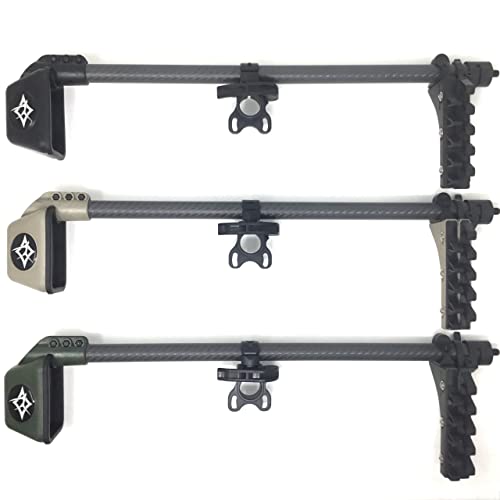 QUIVALIZER - 5 Arrow w/Adjustable Gripper - Molded Hood w Carbon Tube (Black)