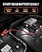 Car Jump Starter with Air Compressor 9000A, 9 in 1 Jumper Box for Car Portable 12V Jump Pack(All Gas/16L Diesel) Combo 150 PSI Tire Inflator & Air Inflator/Deflator Pump w/Extended Jump Cable