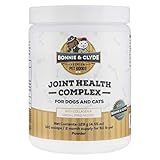 Dog & Cat Joint Supplement, Natural Green Lipped Mussel and Collagen, with Non-Chinese Glucosamine and Chondroitin for Dogs and Cats, Hip & Joint Supplement, No Filler Ingredients (4.55oz)